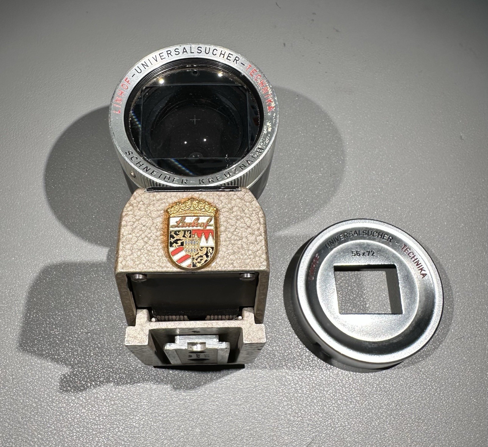Schneider Linhof Universal Sucher Technika View Finder 4×5 with 56×72 Mask