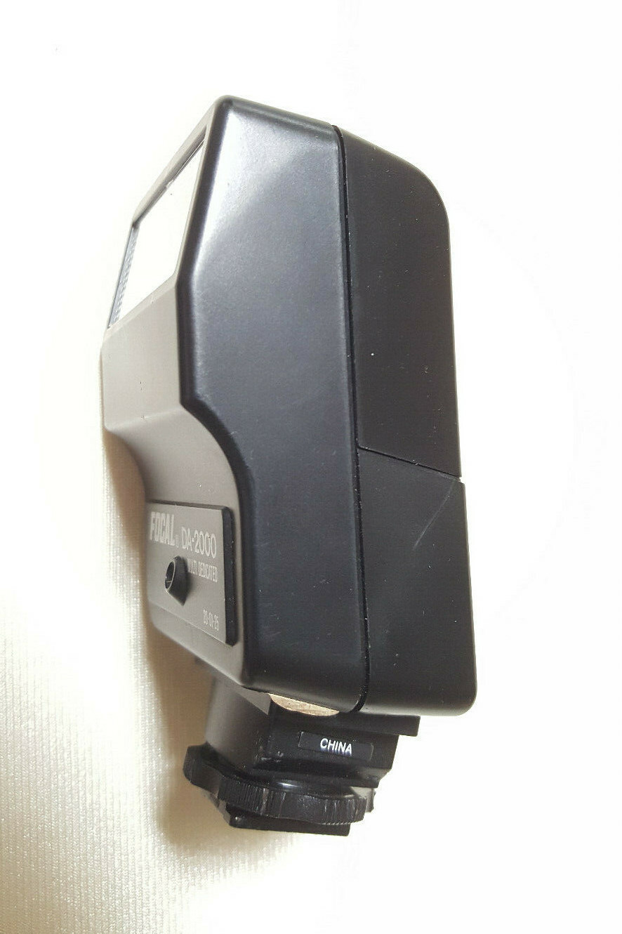 Vintage Focal DA-2000 Multi-Dedicated 20-01-25 Hot Shoe Flash Used VG