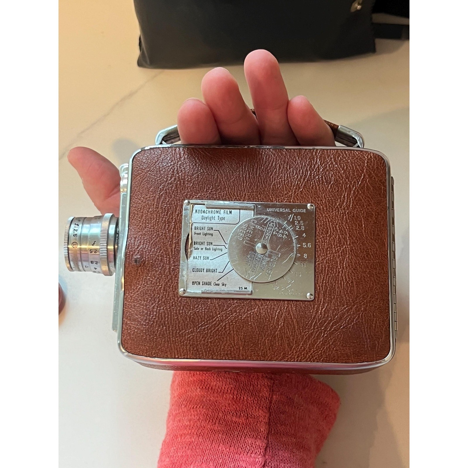 Vtg Movie Camera 8mm Keystone K-41 Bel Air 82515 Magazine 8 Leather Body Case
