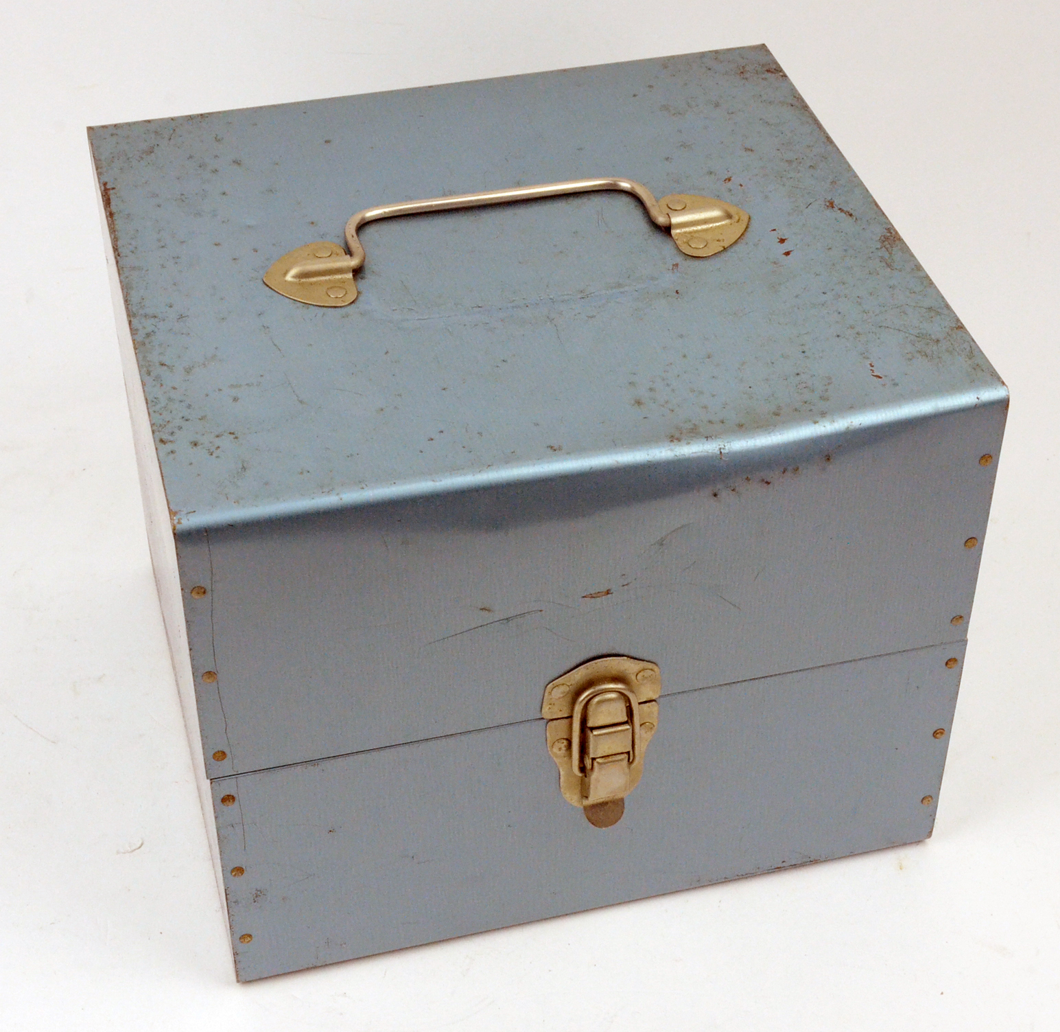 8mm Film Chest Metal Carrying Case 12 Reels