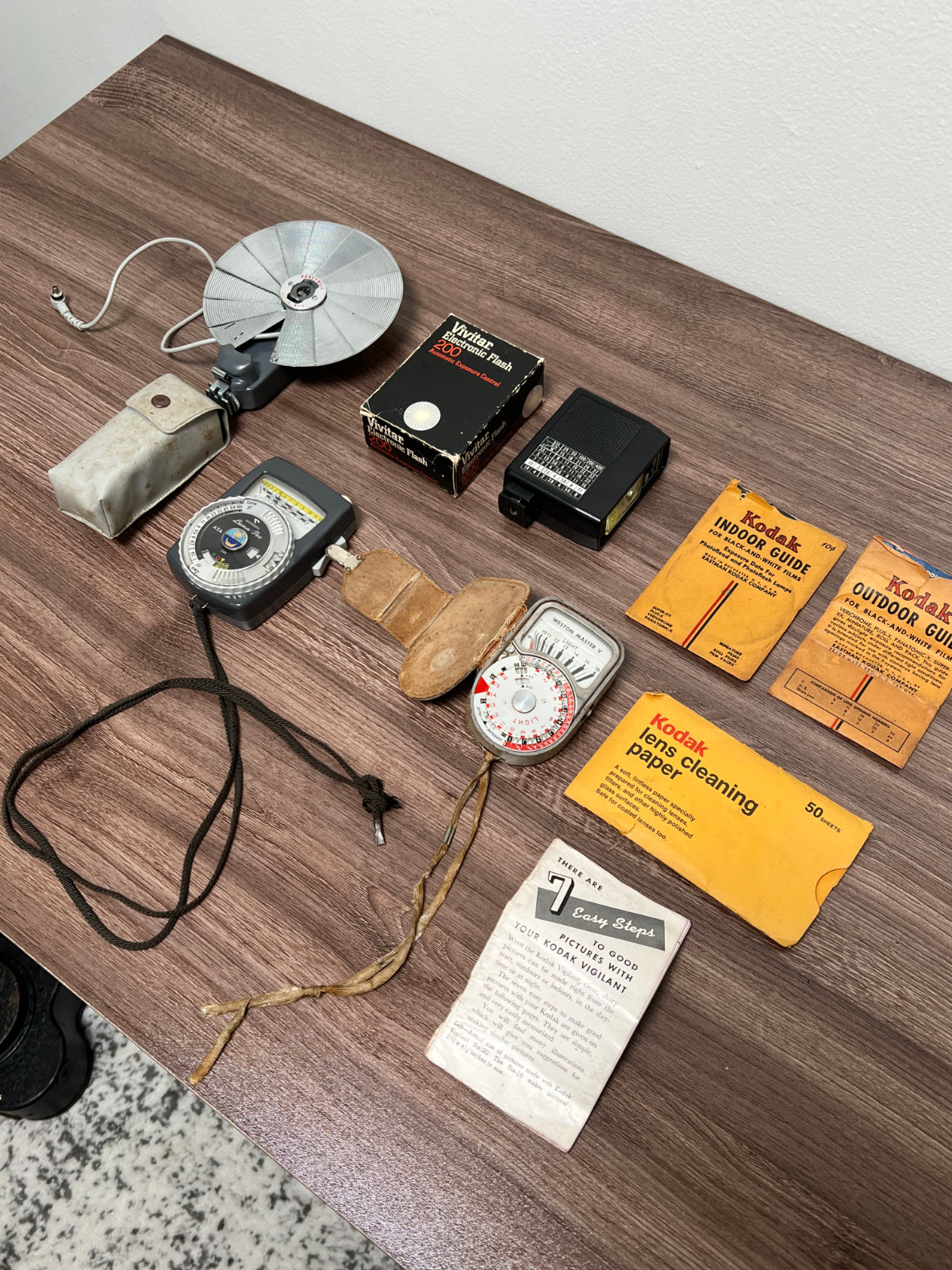Vintage Camera Accessories -Honeywell Tilt-A-Mite, Weston Master V & Gossen Luna