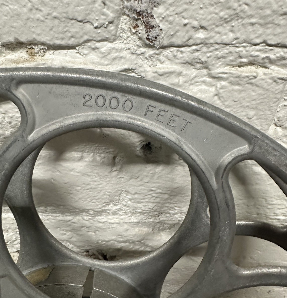 Goldberg Bros. 35mm 2000ft 20 Minute Metal Film Reels Made in USA