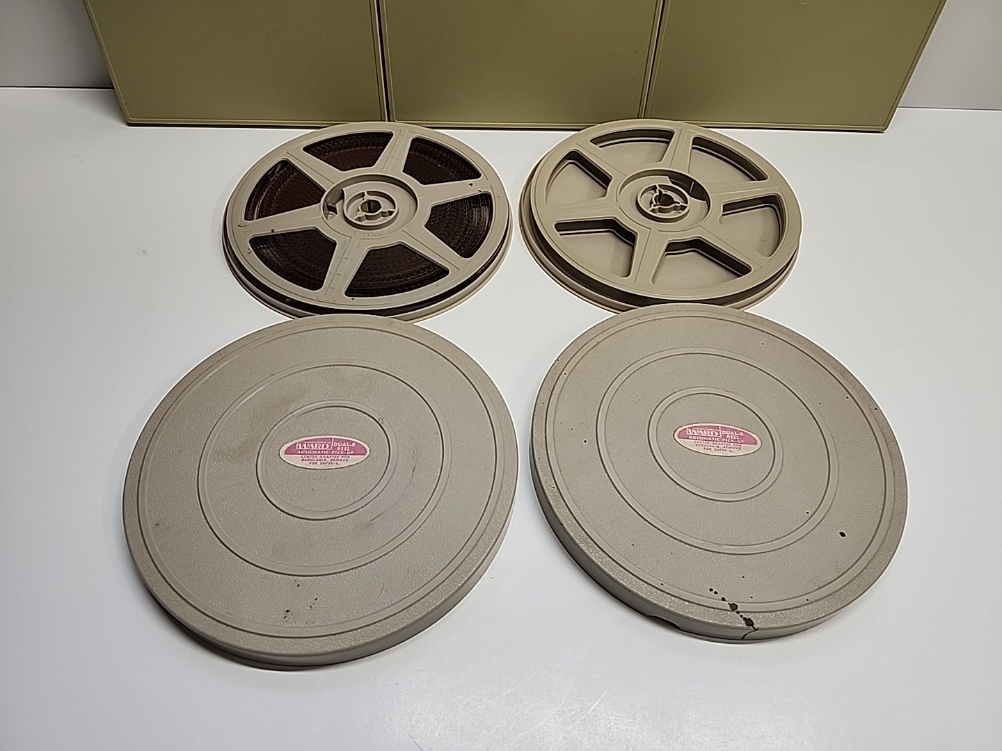 Reel To Reel Movies And Cases Hawaii X2 & 1 Unknown 5 Cases 2 Empty Reels 8mm