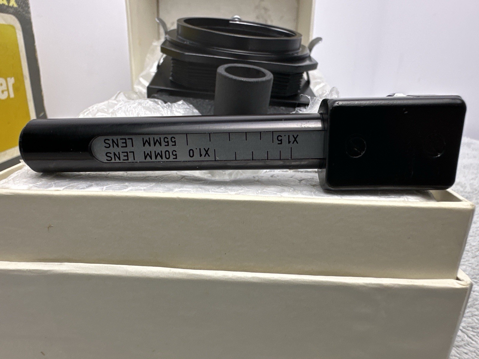 Honeywell Pentax Slide Copier Auto Bellows Attachment w/ Box Japan 7090