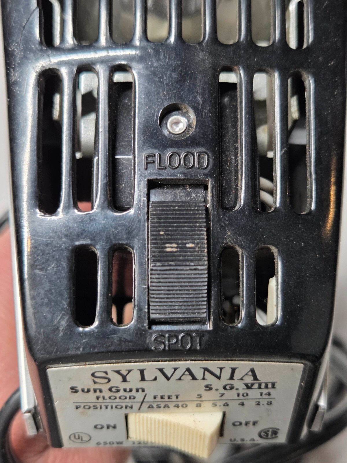 Sylvania Super 8 Sun-Gun Movie Light SG-8 – Tested Working Lamp