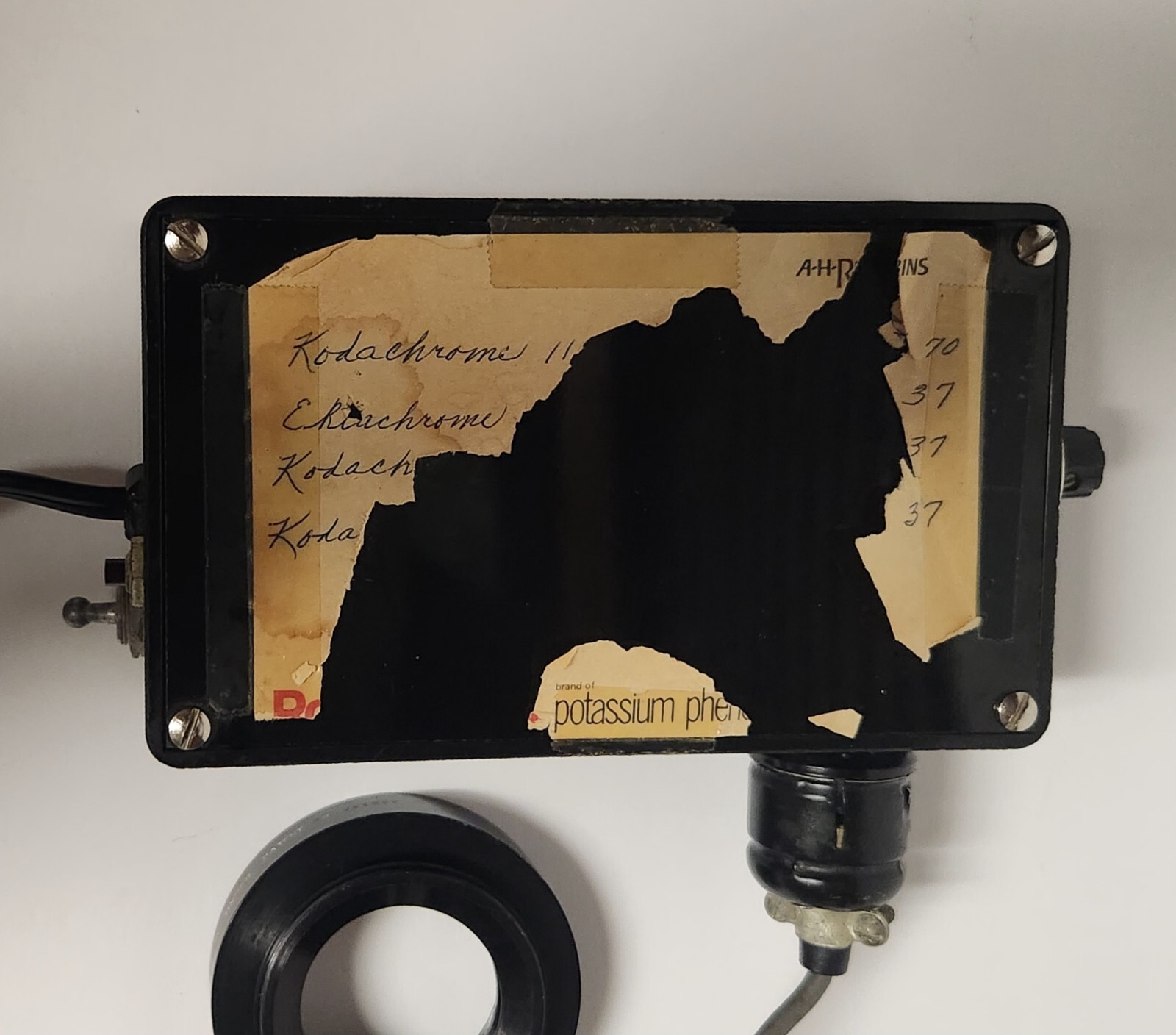 Vintage Camera Flash Ring with Control Box, TESTED Works Perfectly