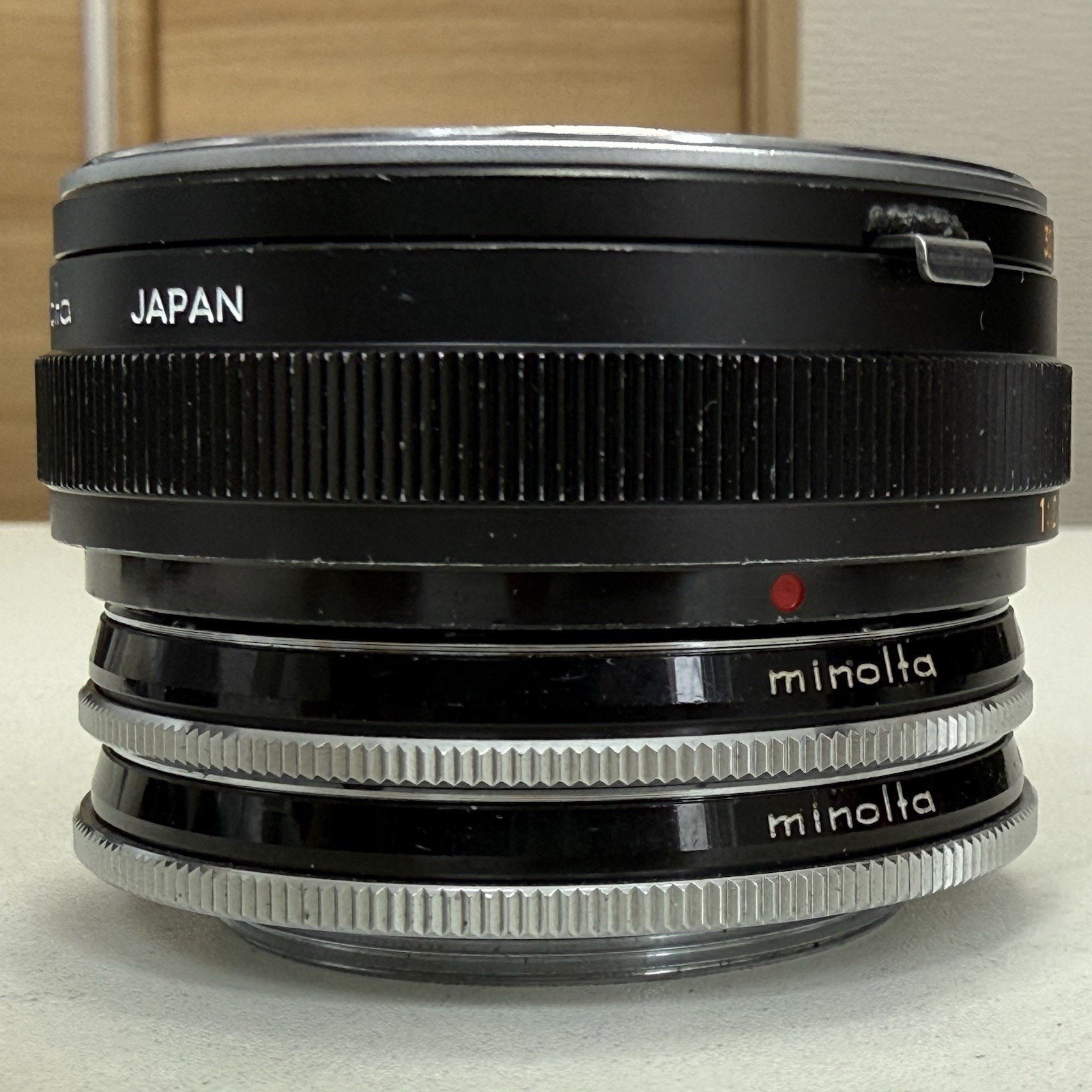 Minolta SR/MD Macro Extension Tube Set No.1 & No.2 1:2–1:1 for Macro Rokkor Lens