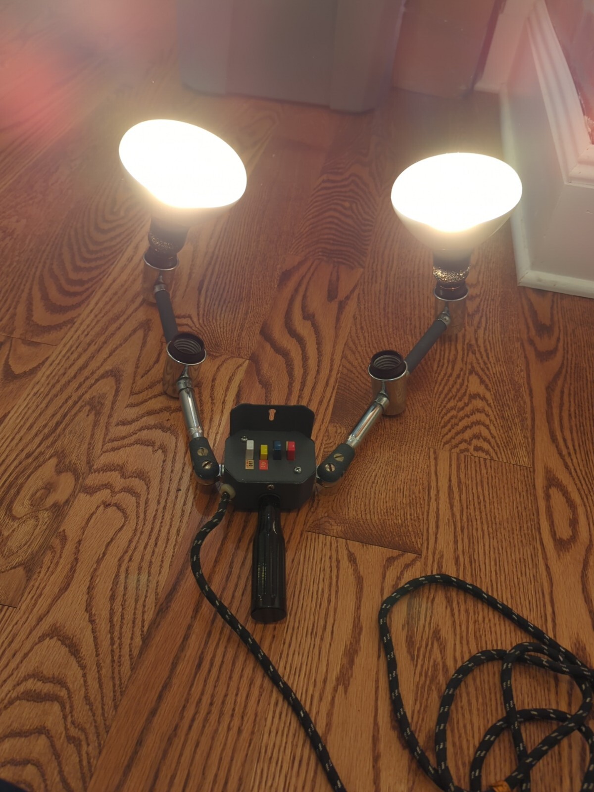Mayfair Foldomatic hand-held photography light *TESTED* 4 Bulb – Vintage Lamp