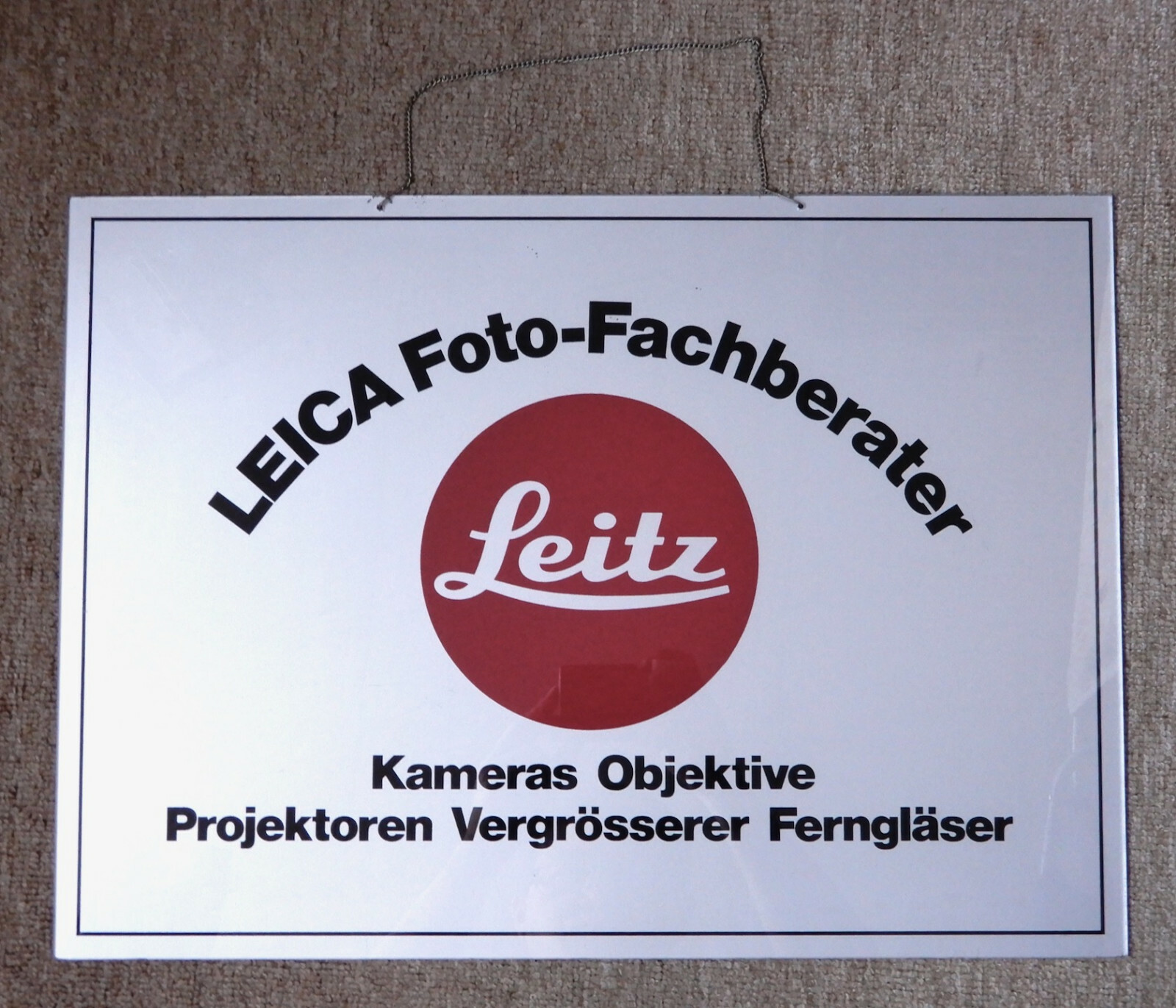 Leica 50x36cm “Leica Specialist” Sign in German #5 ………. Very Rare !!