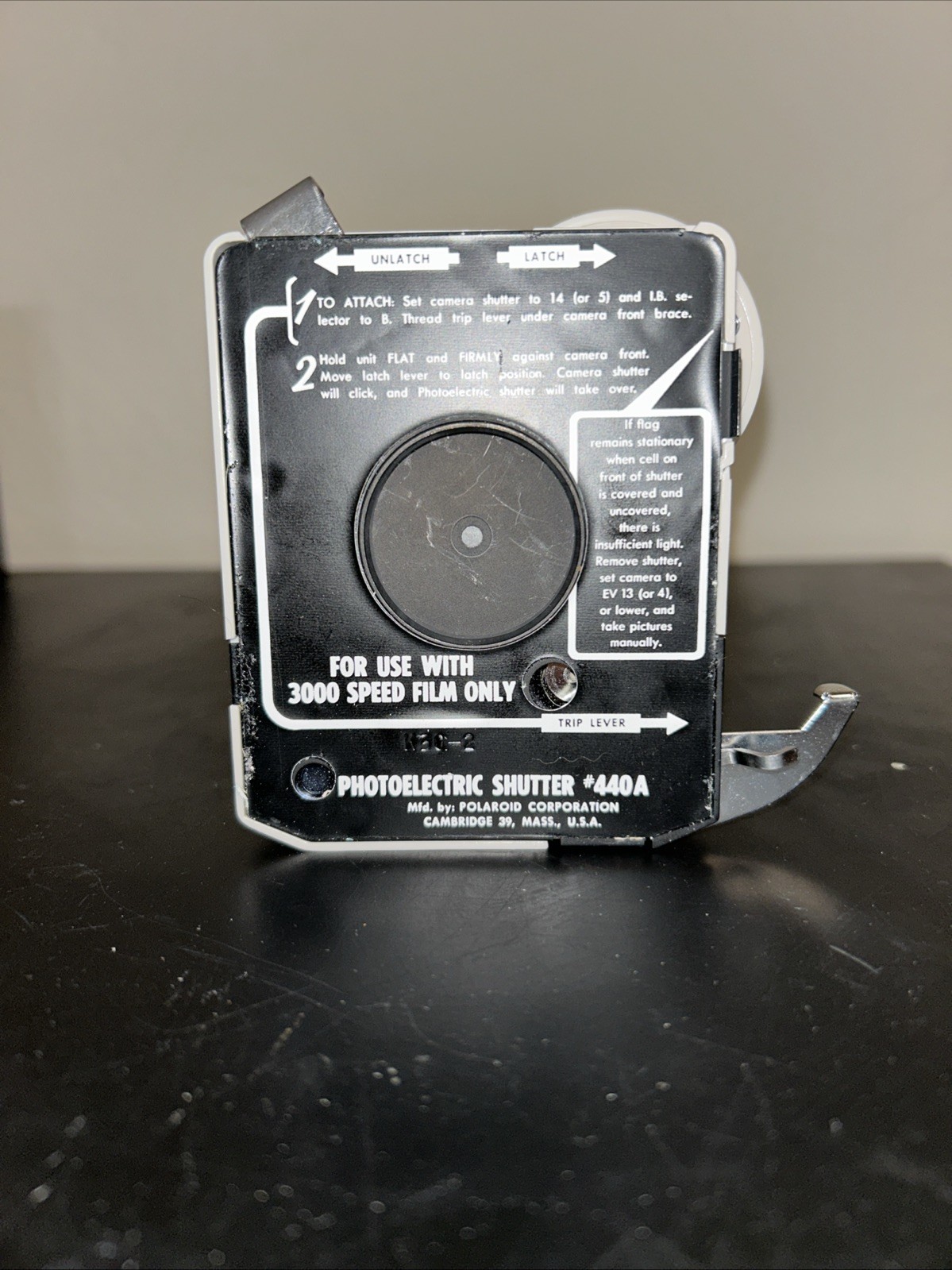 Vintage Polaroid Photoelectric Shutter #440A w/Original Box – Un-Tested