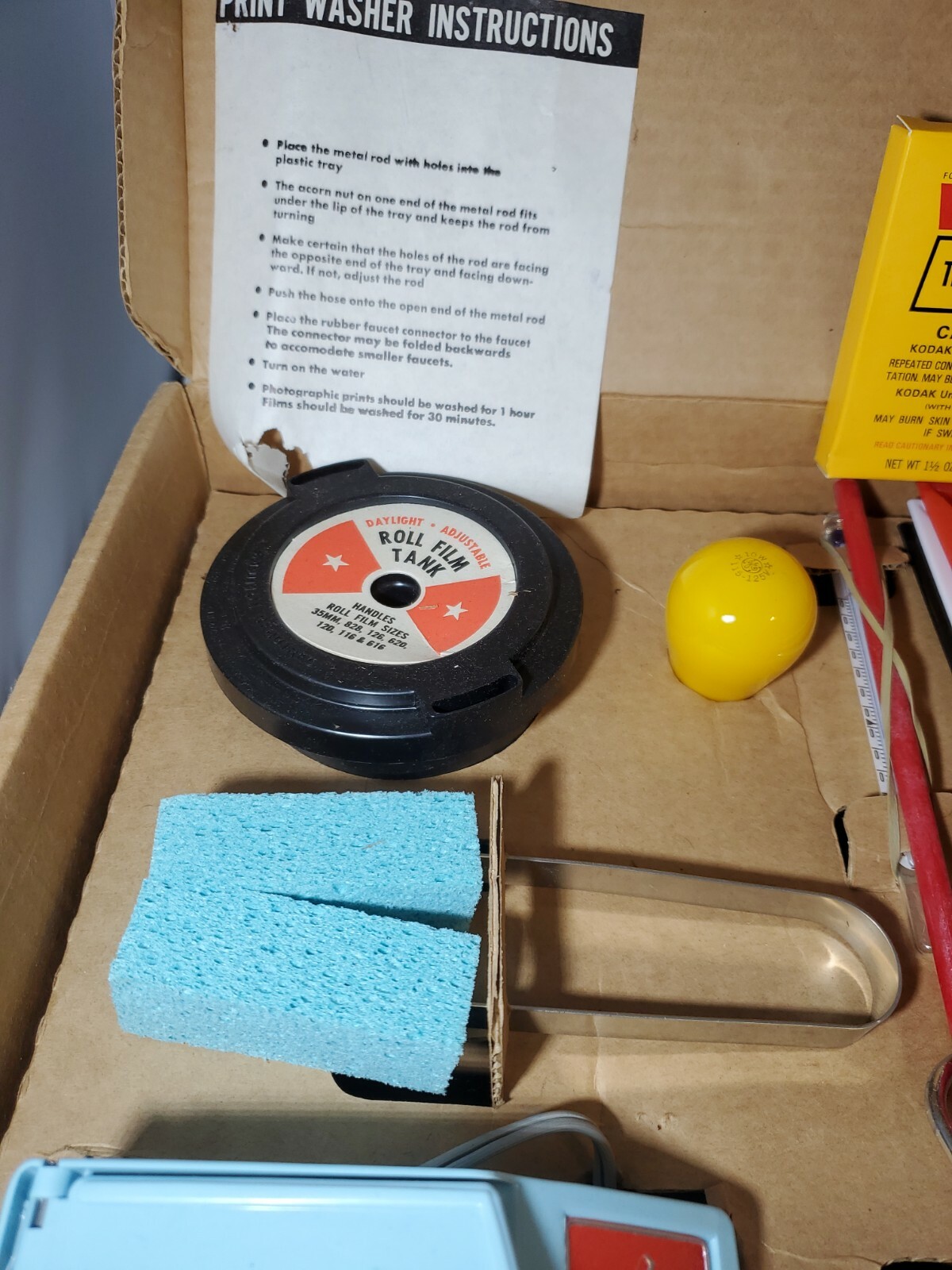 Vintage Kodak Photograph Developing Kit RARE