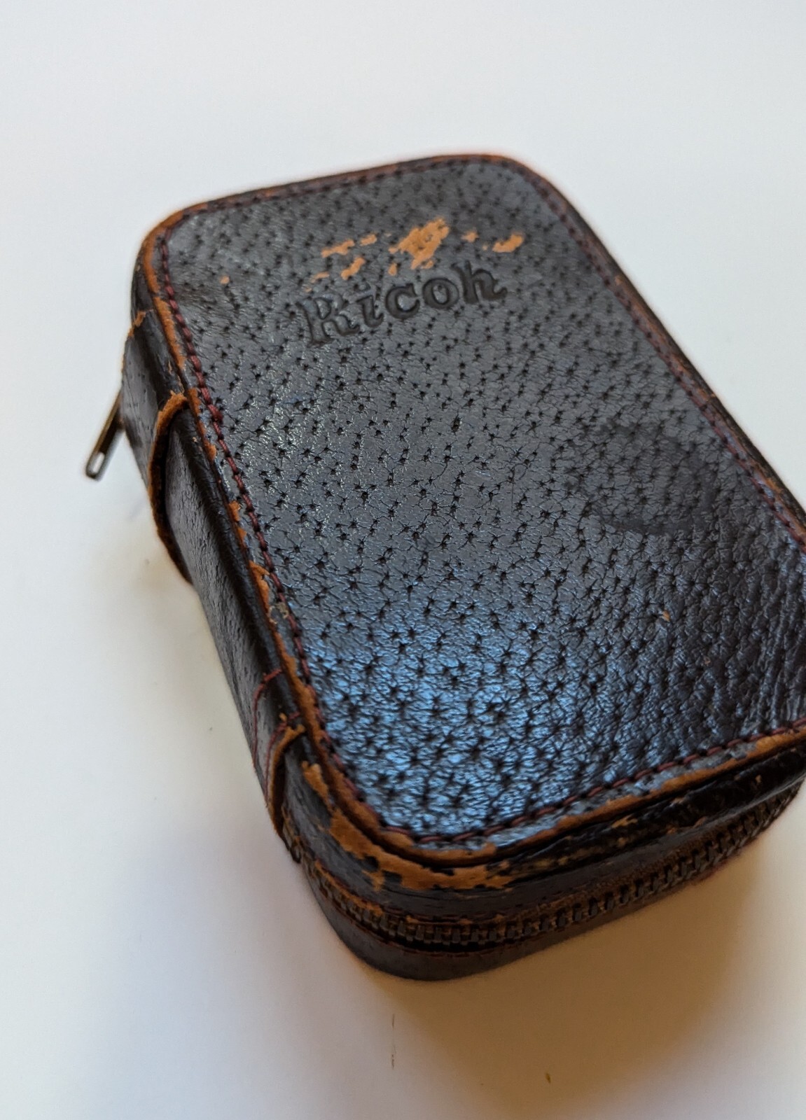 Ricoh Vintage Camera Flash Rectangle Zipper Case. Case Only Small Storage Decor