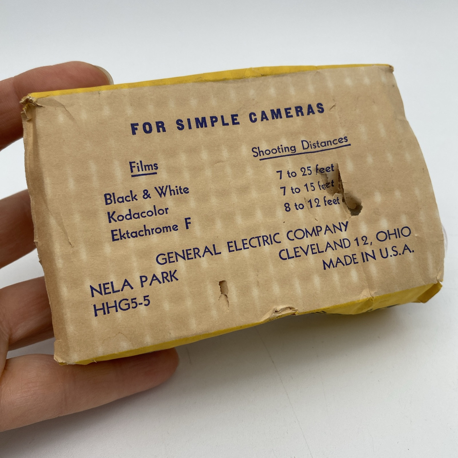 General Electric Sure-Fire Flash Bulbs No 5 Vintage Camera Old Stock