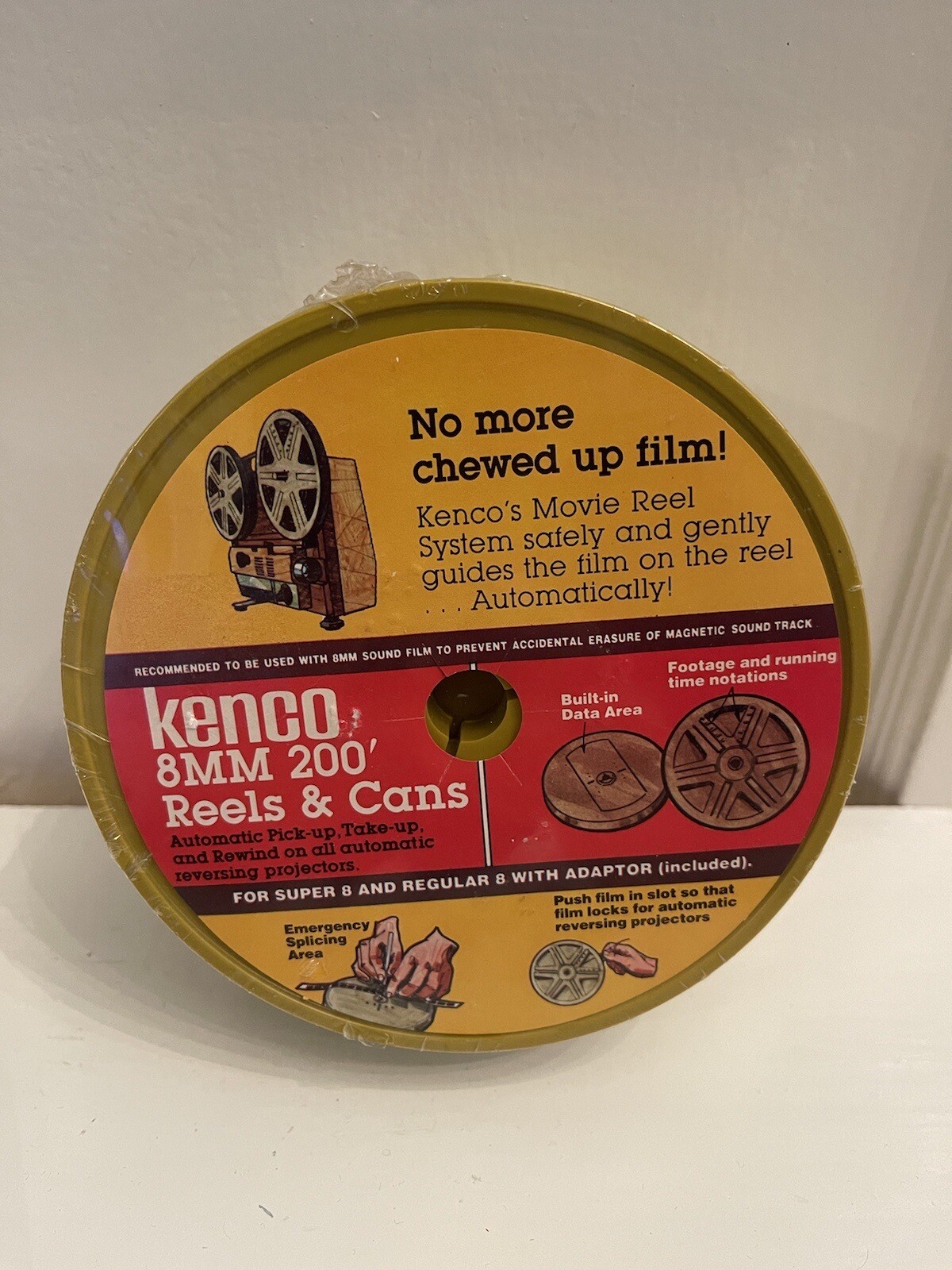 Kenco 8MM 200’ Reels & Cans New Sealed 3 Count Vintage