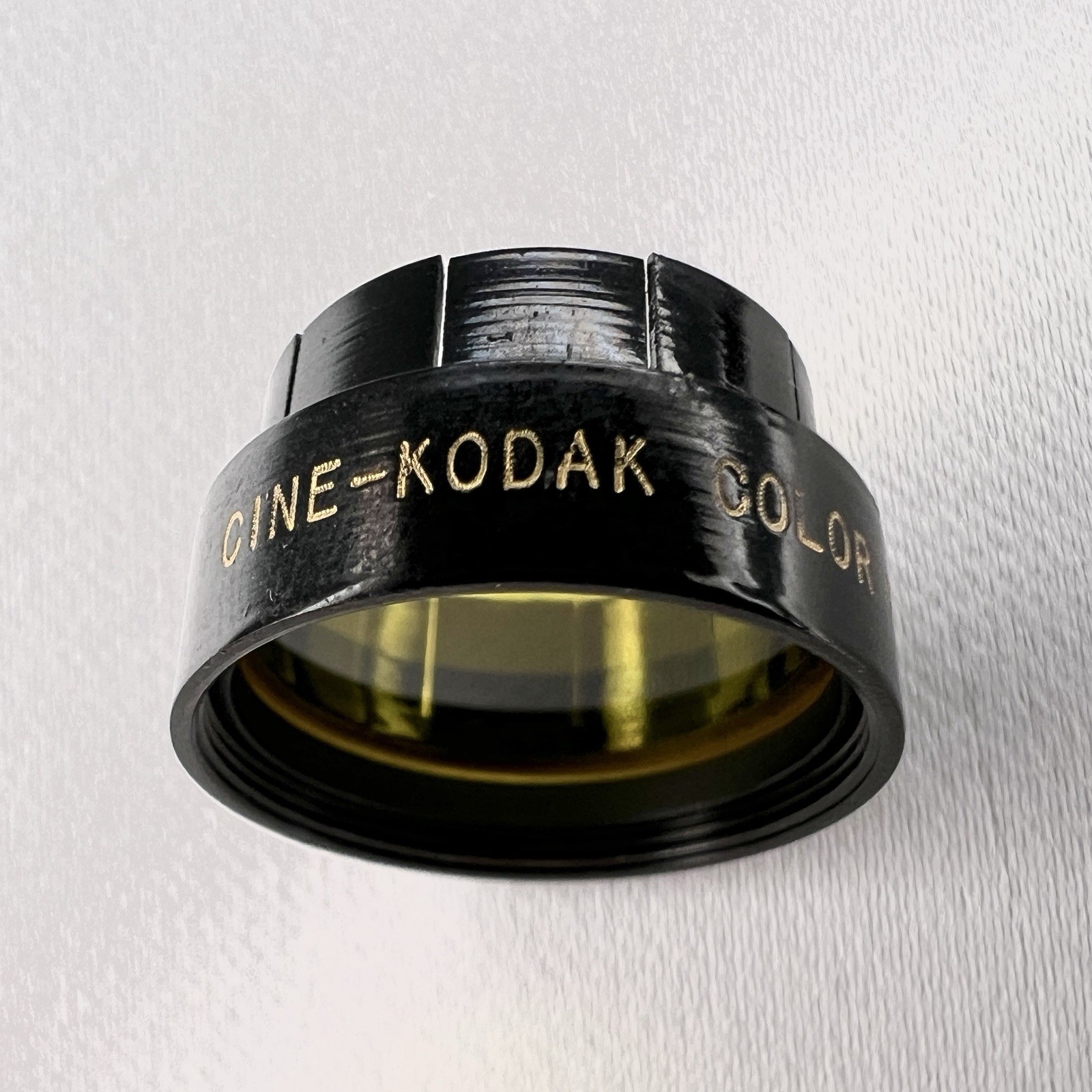 Vintage Eastman Kodak Cine-Kodak Z Mount CK-3 Yellow Filter w/ Metal Case