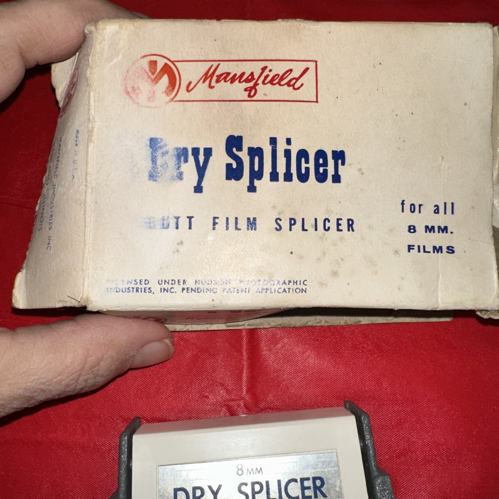 Vintage 8mm 16mm Movie Film Splicer Mansfield Chicago Illinois USA