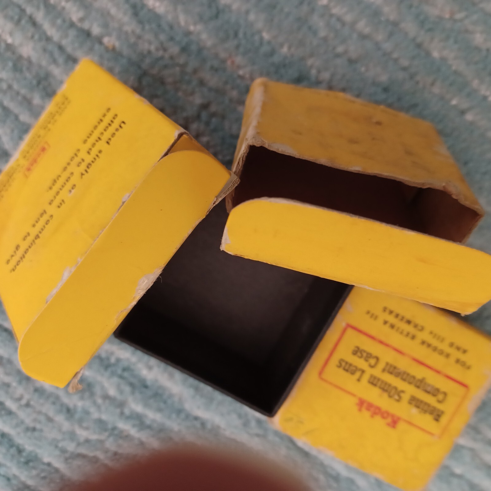 Vintage 4 Lot KODAK Lens / Filters Cardboard Boxes
