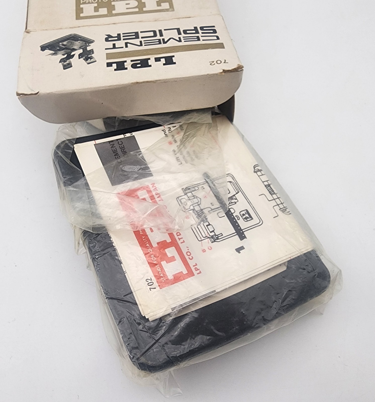 Vintage LPL 3 Way Cement Splicer Film Editing Super 8, Regular 8-16mm 702 Japan