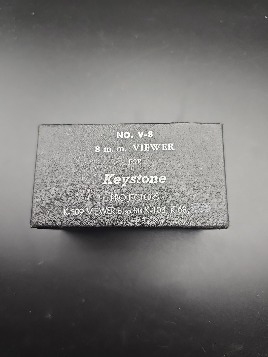 VINTAGE KEYSTONE PROJECTORS NO. V-8 8MM VIEWER FOR K-109 K-108 K-68