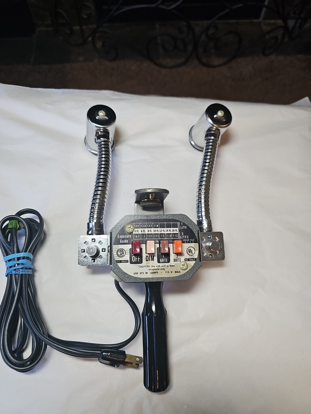 Vintage Mayfair Mini Flexolite Deluxe Lights Working!