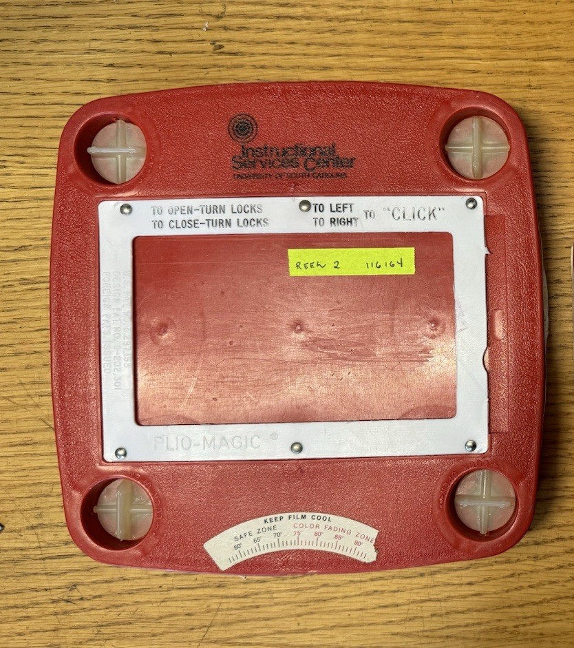Vintage Plio-Magic 16mm Film Archival Plastic Storage Box 7″ Reel Film & Case