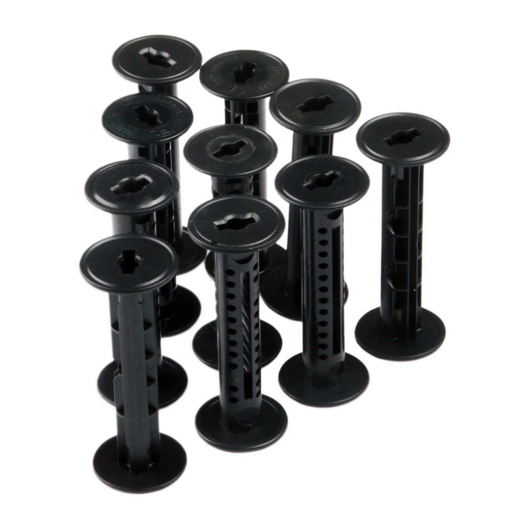 10 PCS Empty Plastic TakeUp Roll Film Spools For 120/220 Medium Format Cam