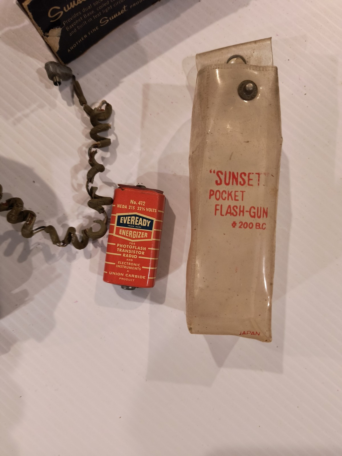 Vintage Sunset Folding Pocket Camera Flash Photography – Parts Only