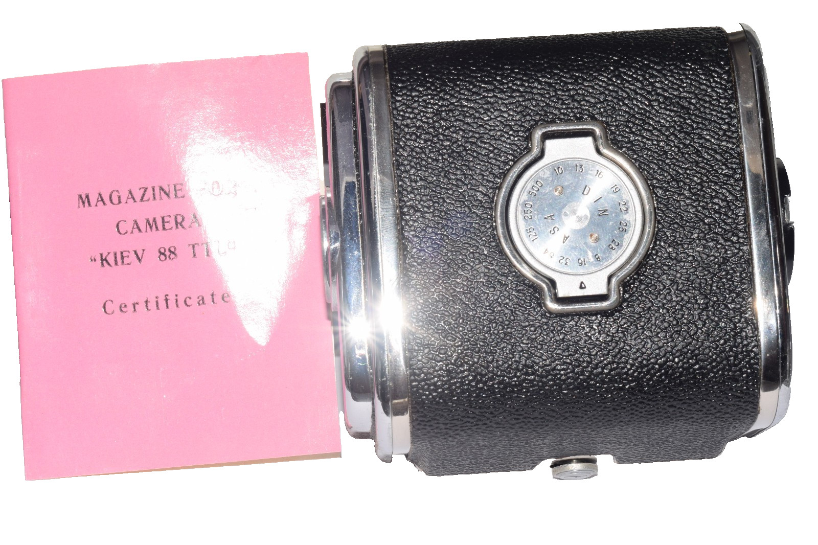 Film Back Magazine 6×6 for KIEV 88 CM Medium Format 120 Roll Mint Box Manual