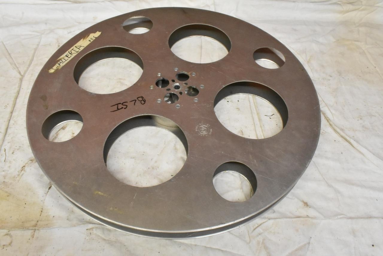 3 Vintage Rare Goldberg Bros 23″ 24″ 26″ Diameter 35mm Aluminum Movie Film Reels