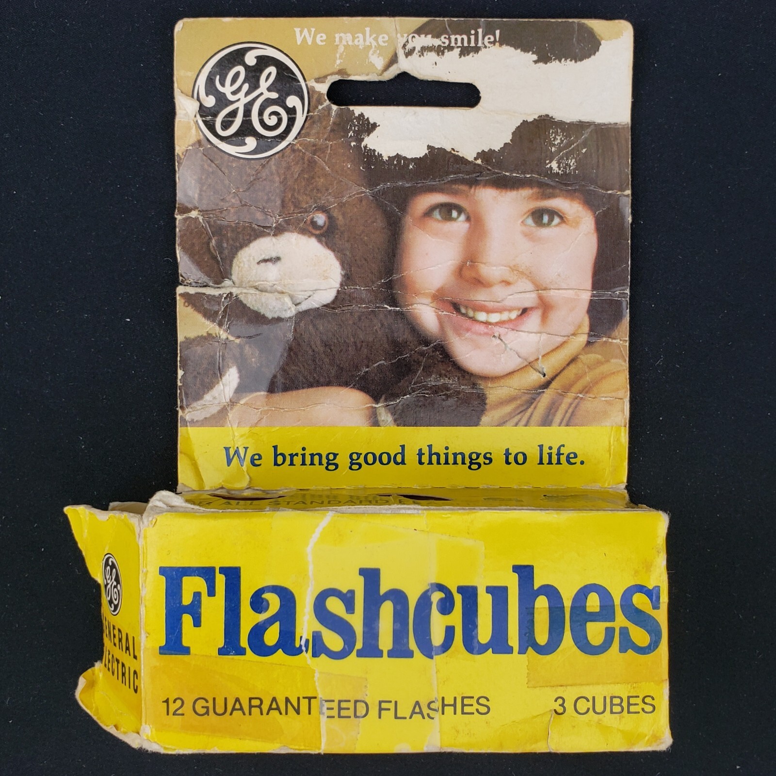 3 Cubes 12 Flash GE General Electric Flashcubes Photo Flash Bulb Camera Flash