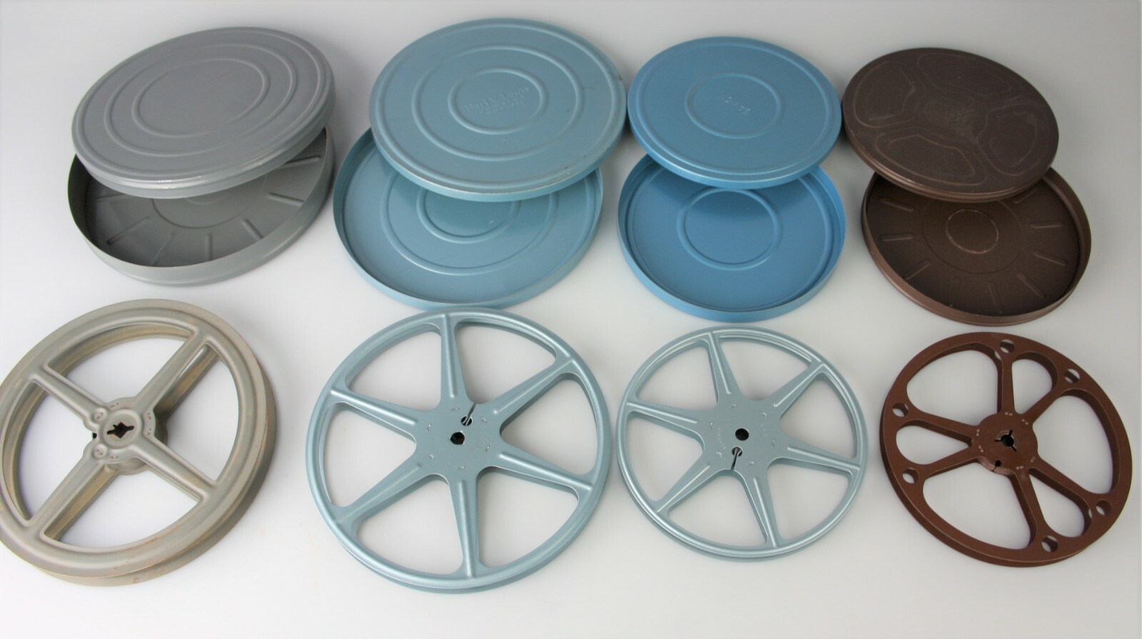 Lot of 4 Vintage 6″ & 7″ Reels