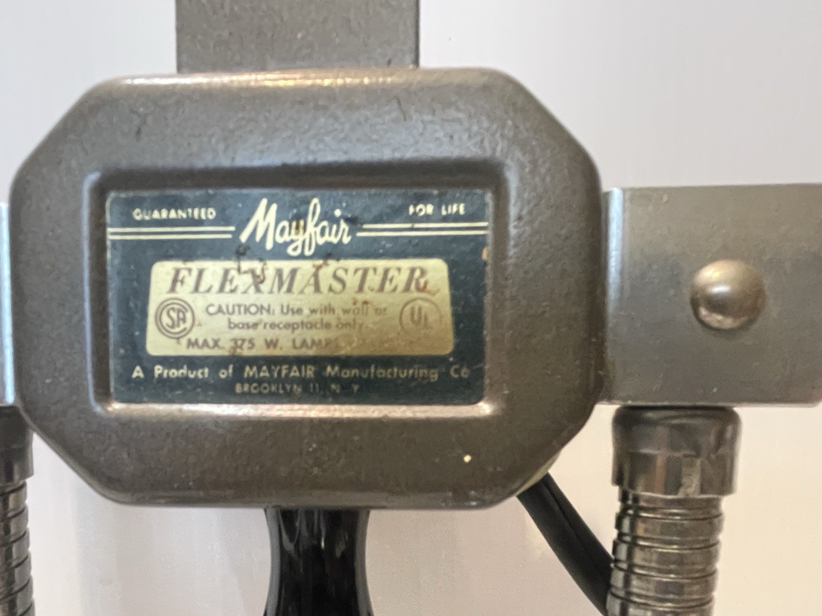 Vintage Mayfair Flexmaster Chrome Vintage Camera Movie Photography Light & Box