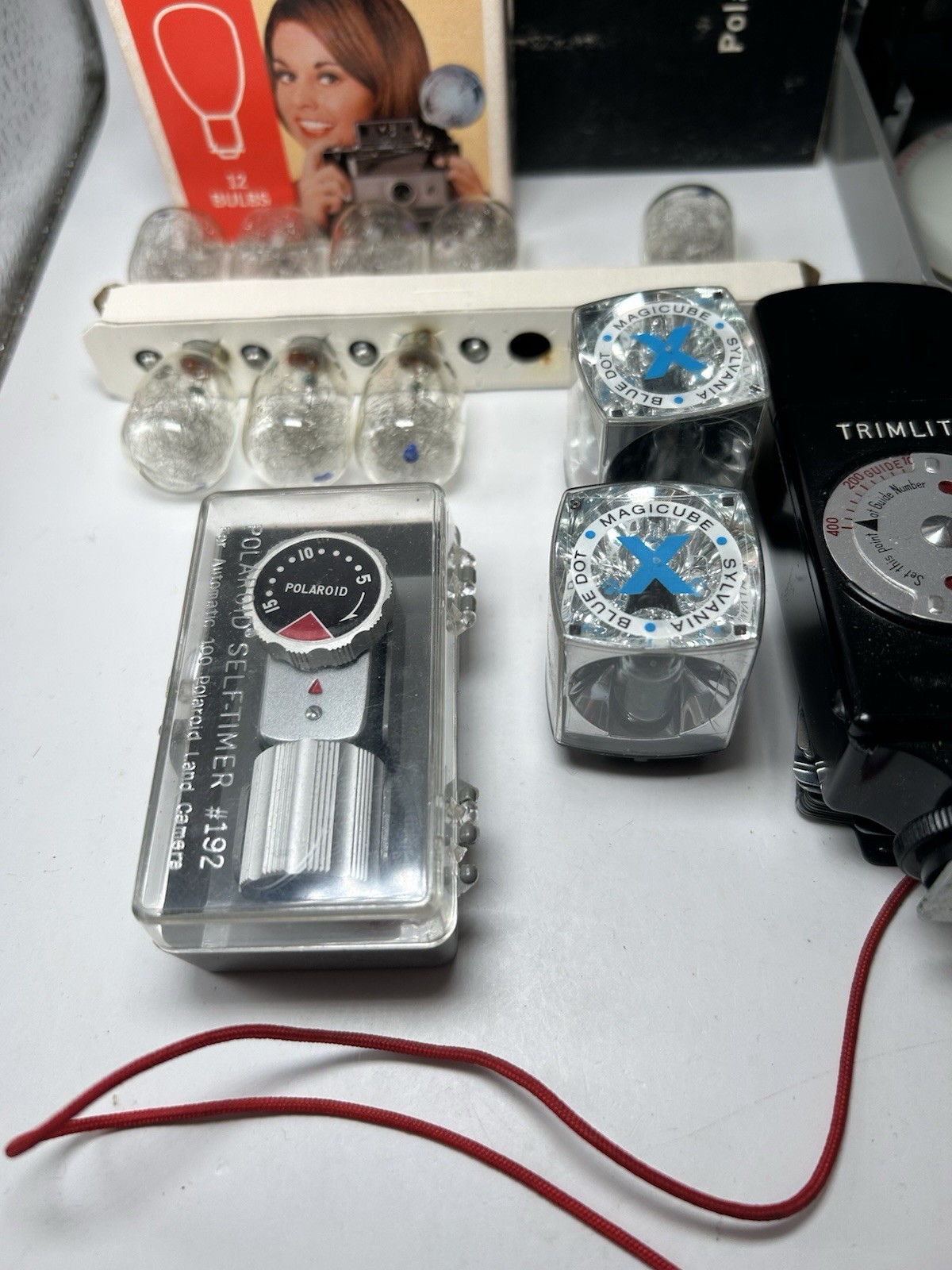 Vintage Camera Parts Lot For Kodak Land Camera, Sekonic, Trimlite…