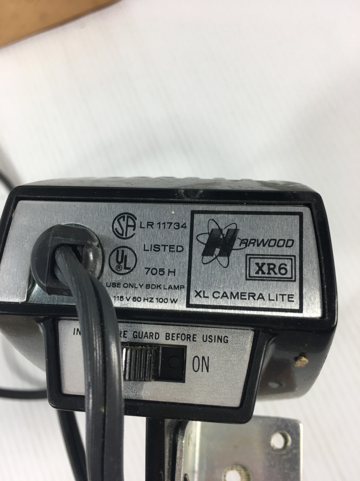 Vintage Harwood XR6 Movie Camera Light USA Original Box Bulb Tested