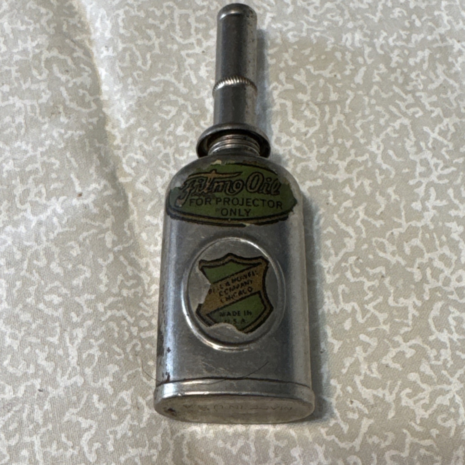 Bell and Howell Filmo Oil Bottle for Projector Vintage Made in USA
