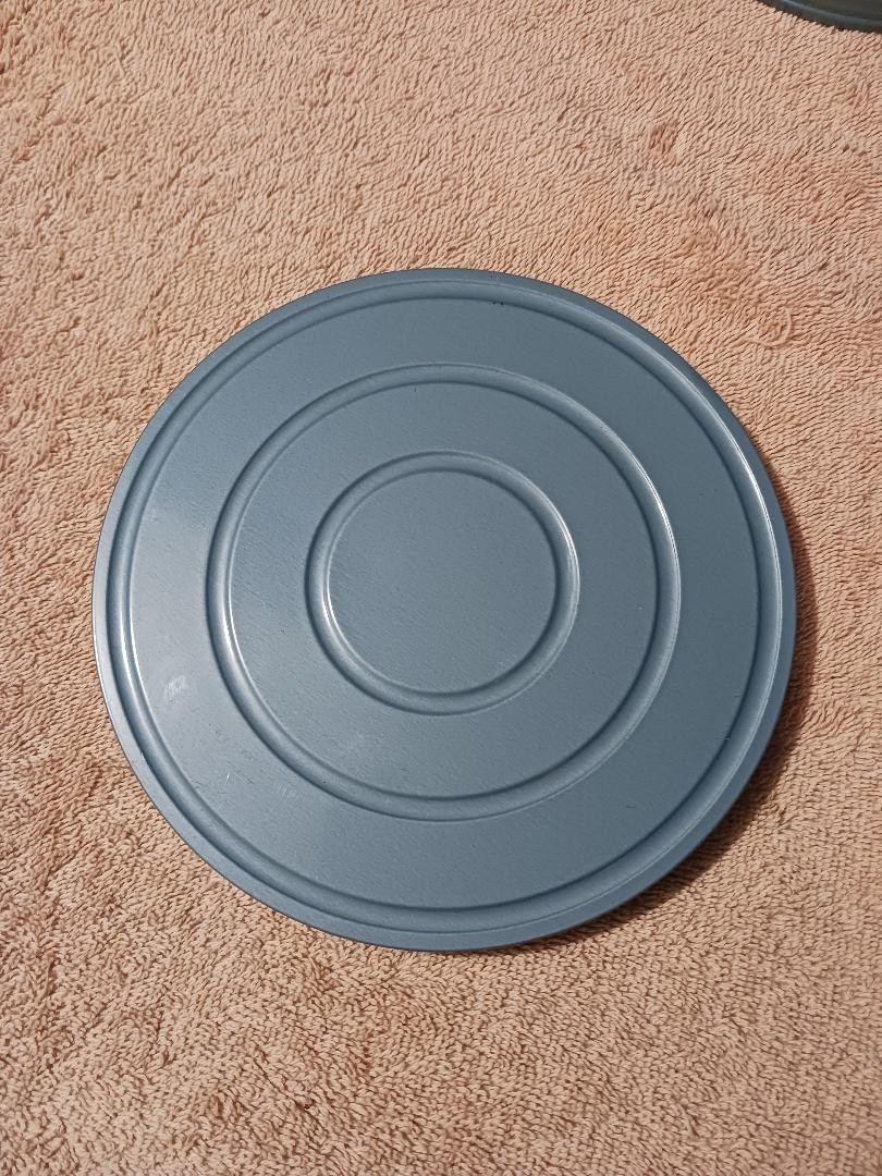 Adam’s 8mm standard 8 Film reel & case light blue Scherer