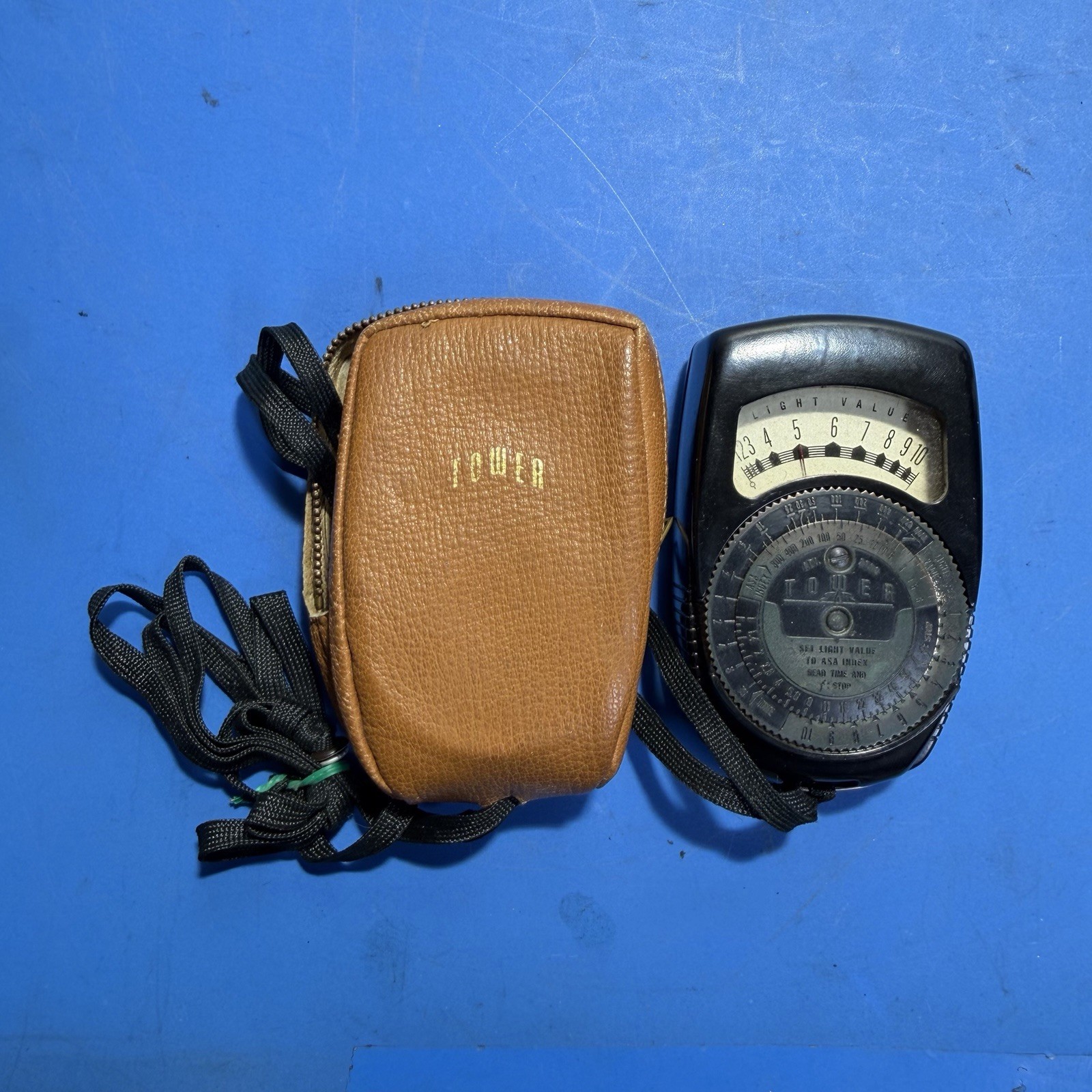 Vintage Tower Light Meter Exposure Meter for Film Cameras Works Well USA