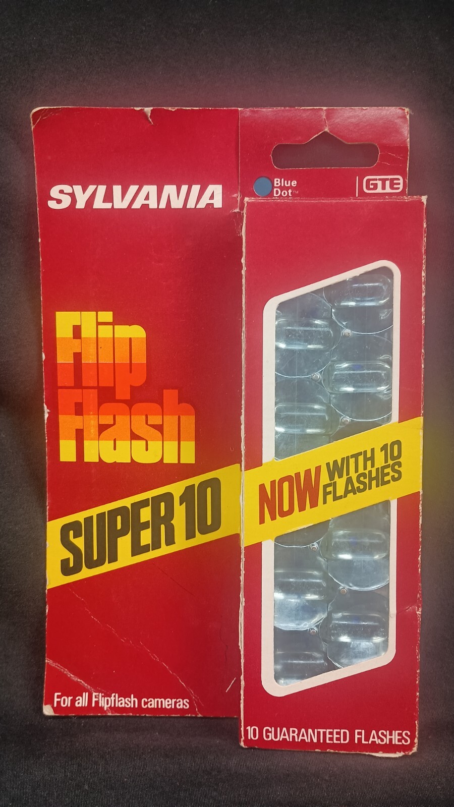 Vintage SYLVANIA Flip Flash Super 10 For Cameras #1721 Brand New