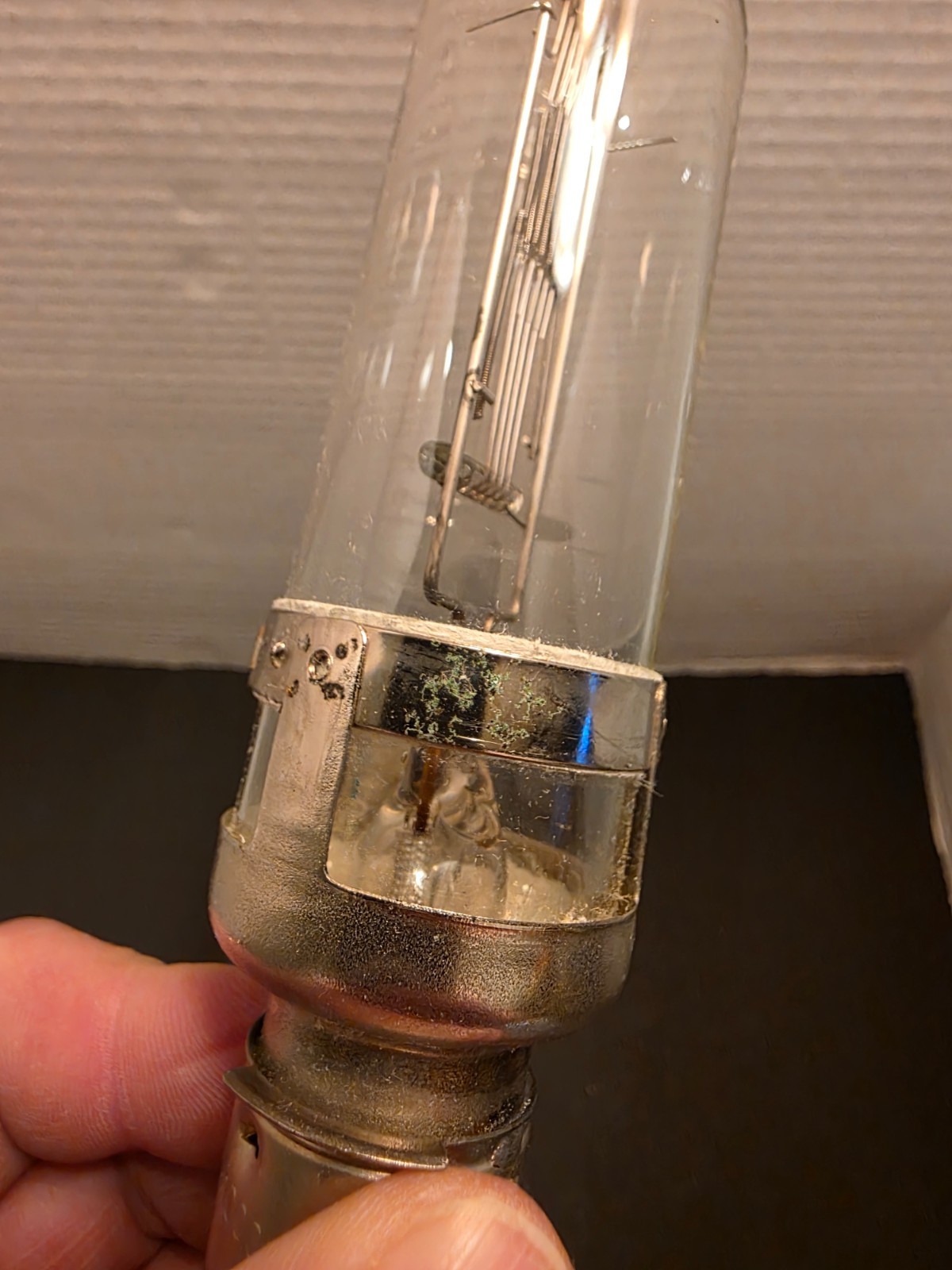 Vintage Mazda Projector Lamp A-E-I England Base Up Burning 240V NOS