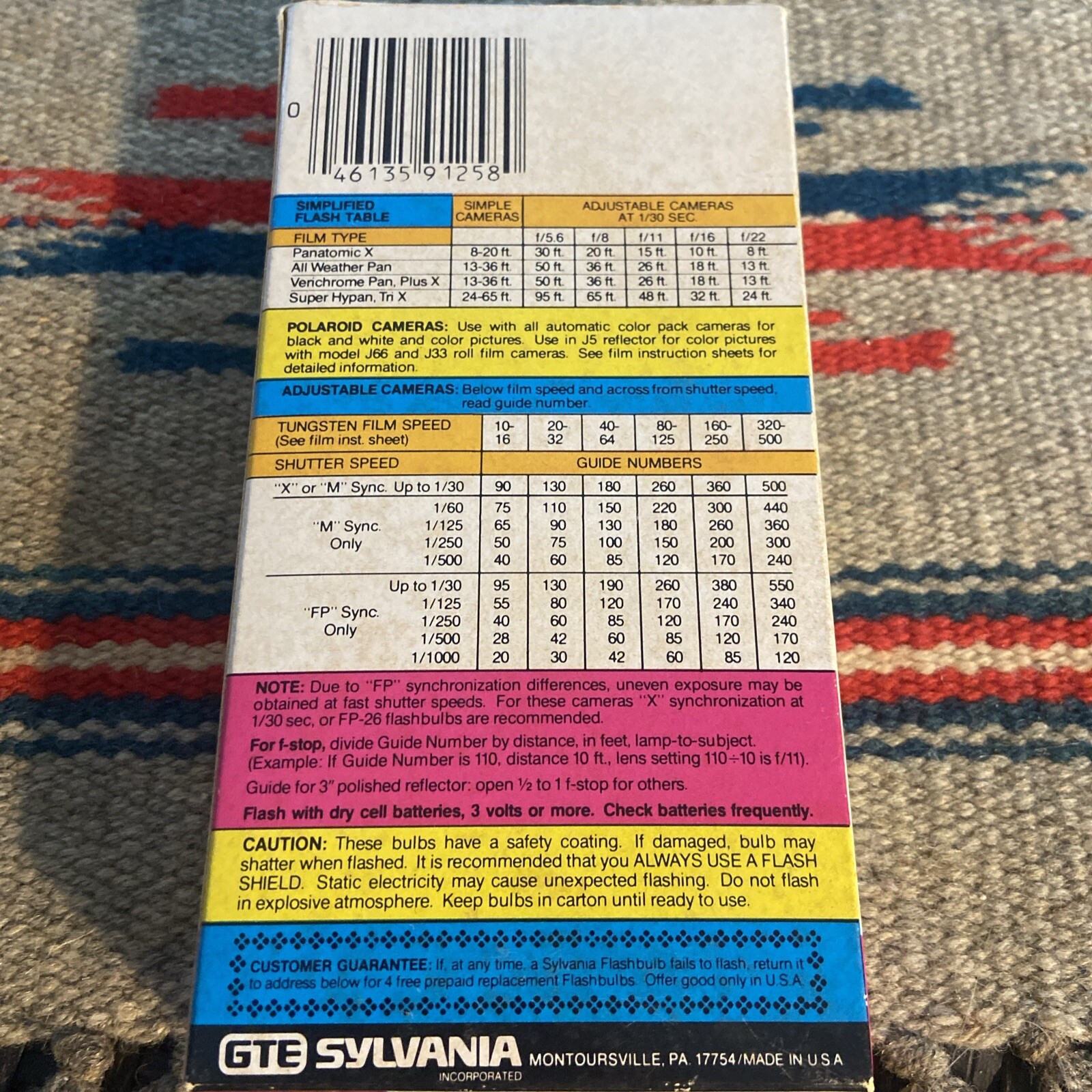 Vintage Sylvania M3 Blue Dot Clear M3 Flashbulbs NOS. 12 Bulbs