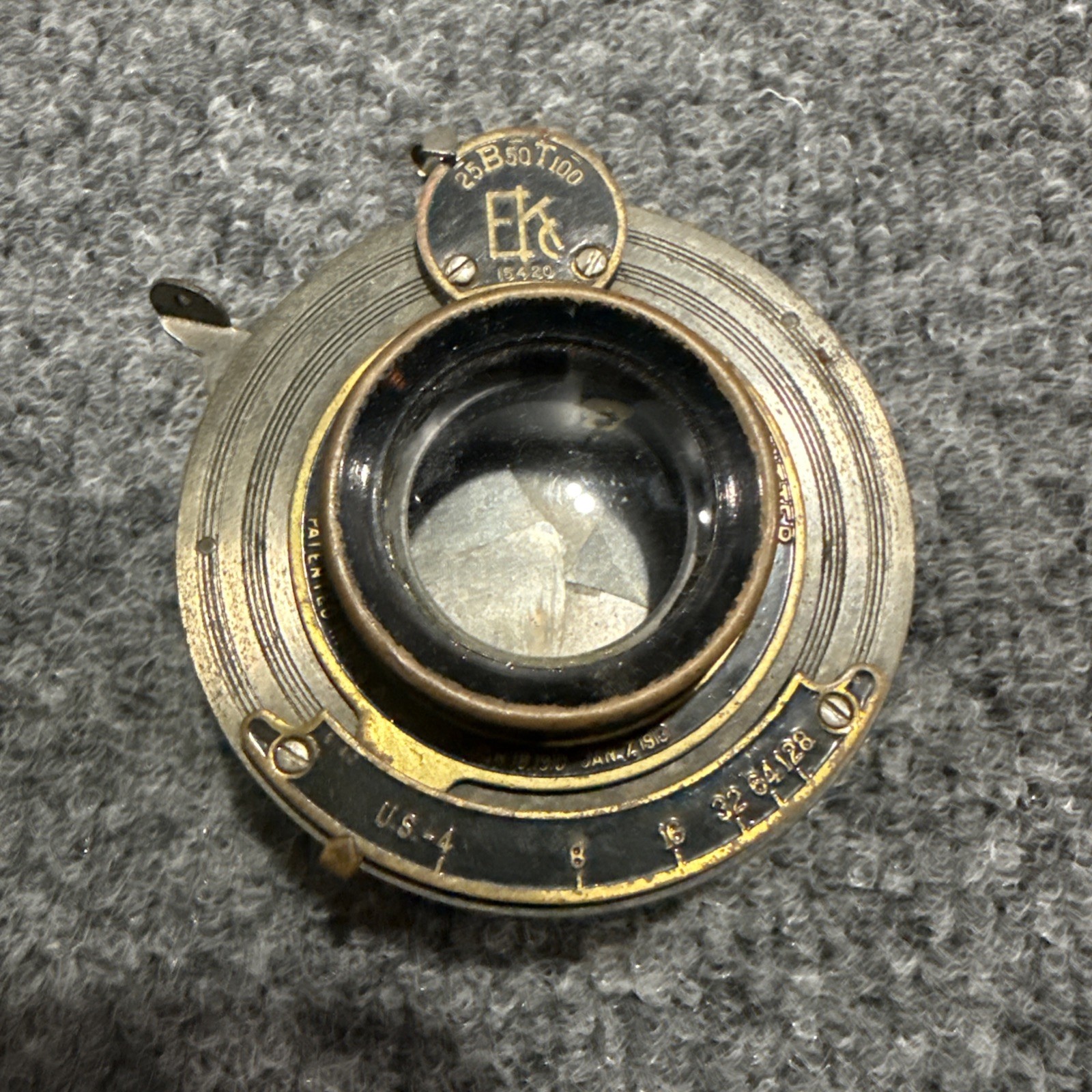 Kodak Antique Ball Bearing Shutter with Bausch & Lomb Rectilinear lens.