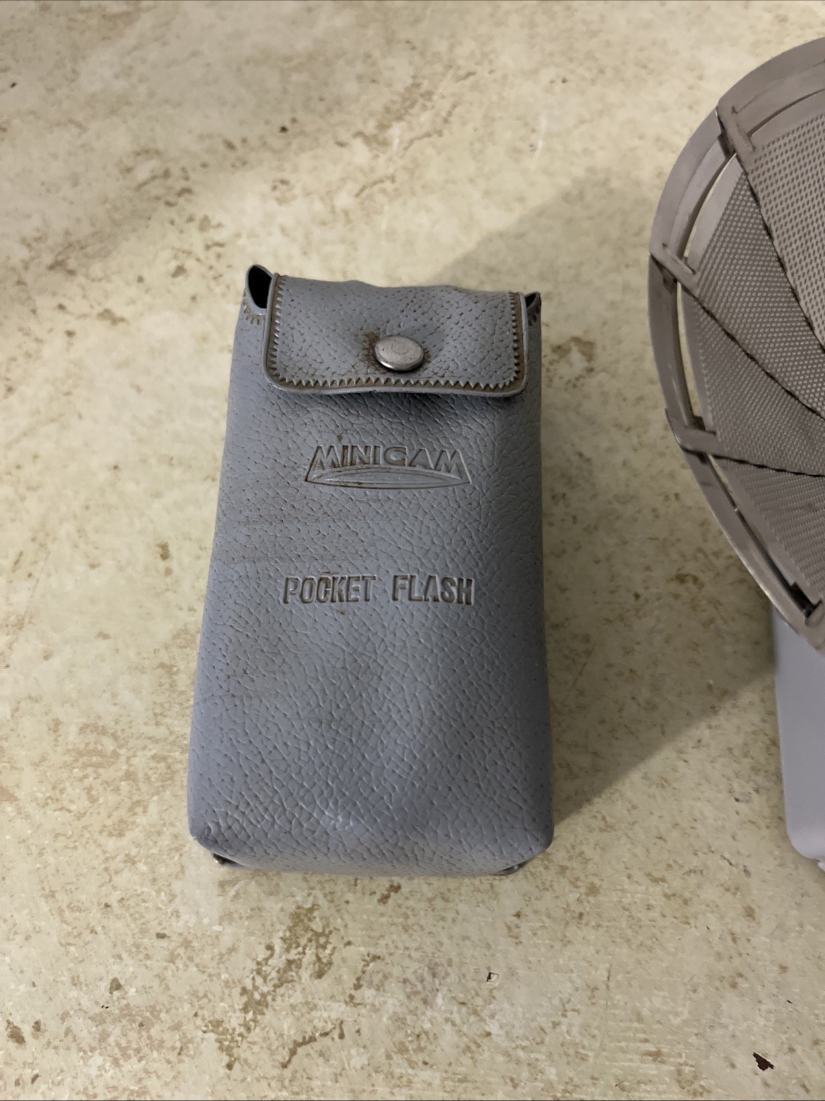 Vintage Photography Minicam Pocket Flash with Case For Parts
