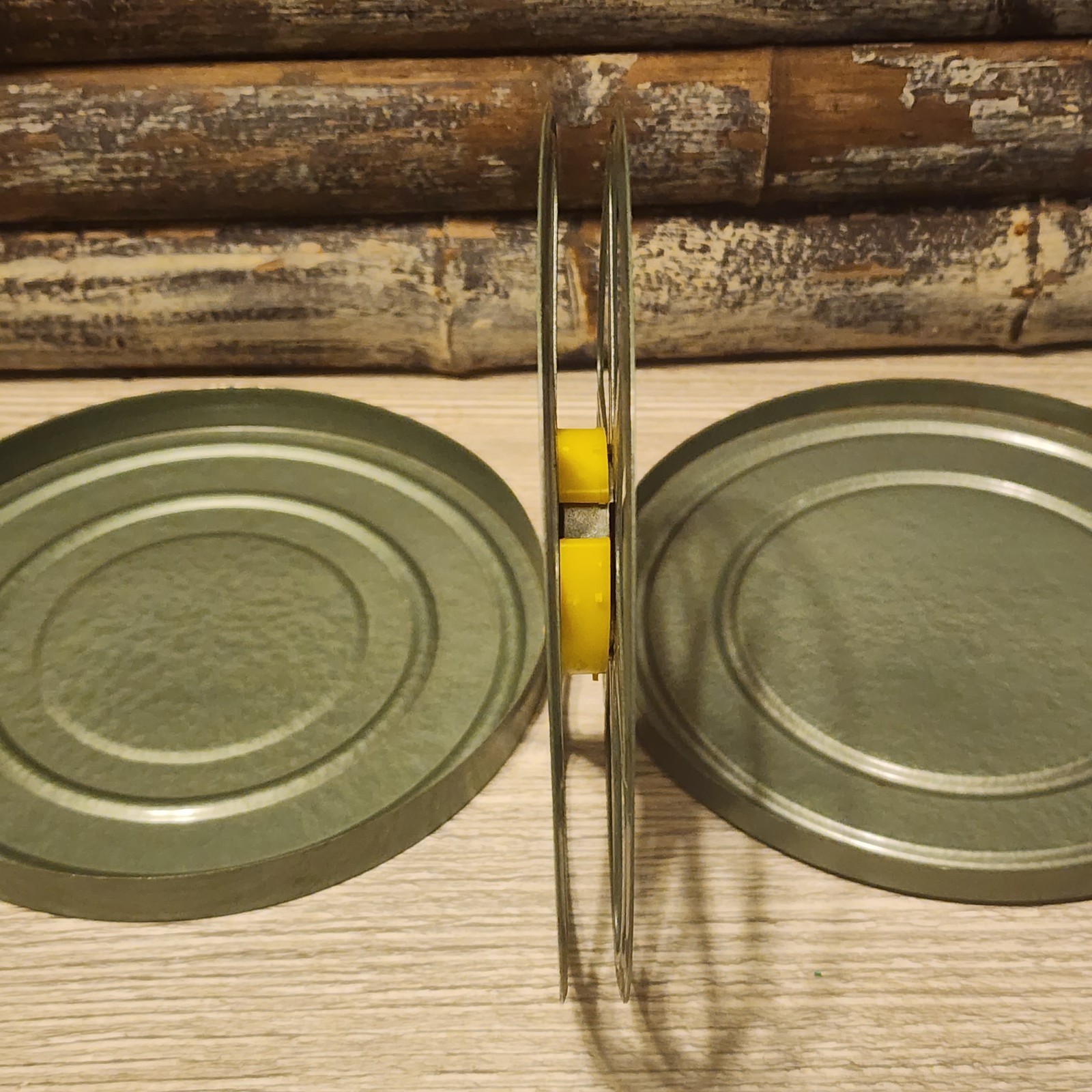 Vintage Metal 5 3/4″ Film Reel with Metal Can