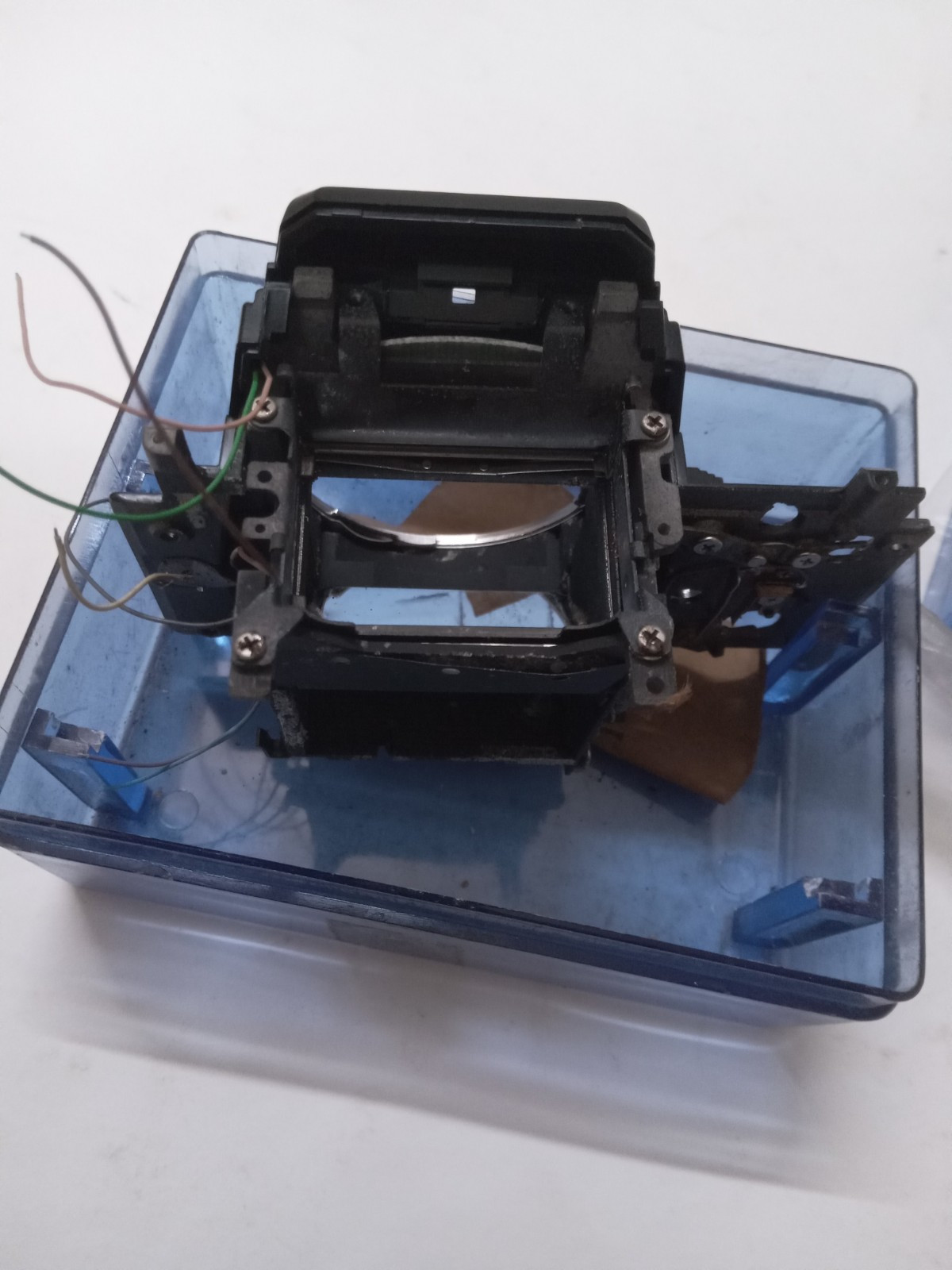 New Old Stock Nikon FE 2 Black Front Bezel W Mirror Box Spare Part