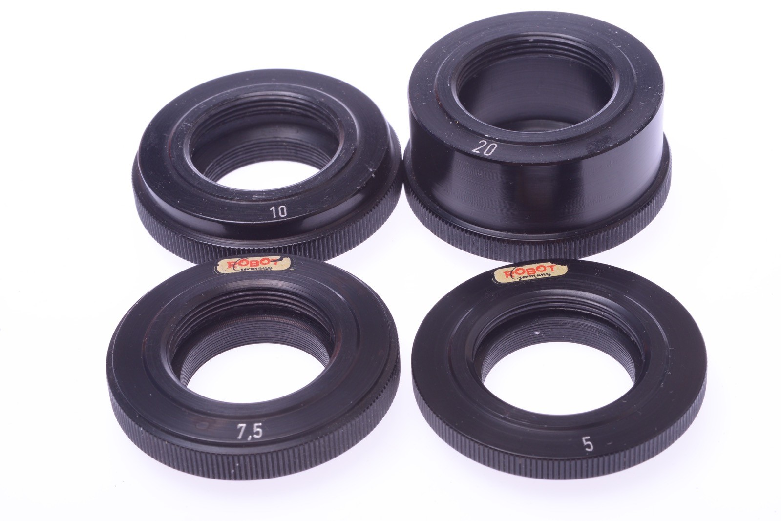 ✅ ROBOT CAMERA MACRO LENS EXTENSION TUBES 5, 7.5, 10 & 20MM CLOSE-UP 65