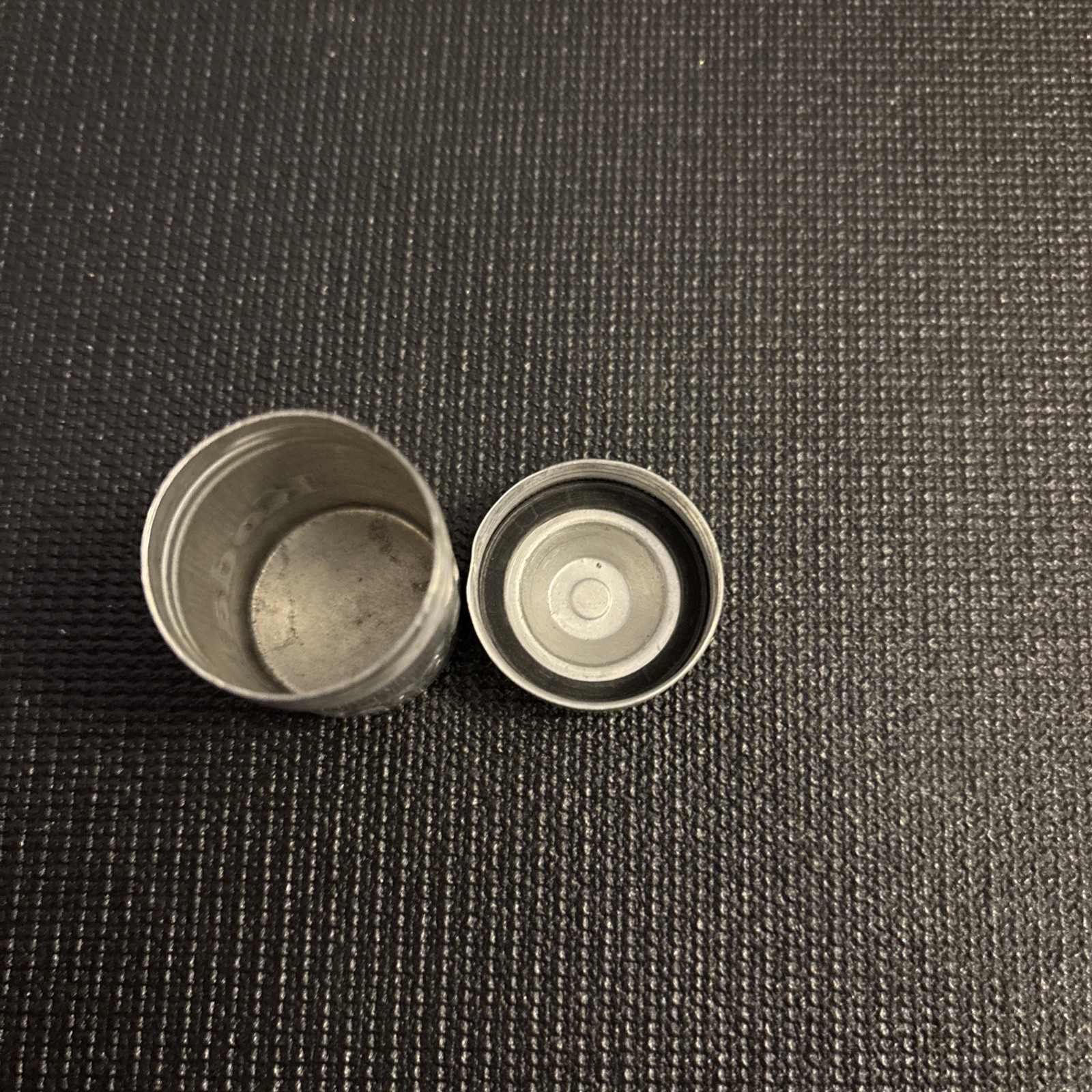 Vintage Kodak Film Canister Aluminum With Green Cap