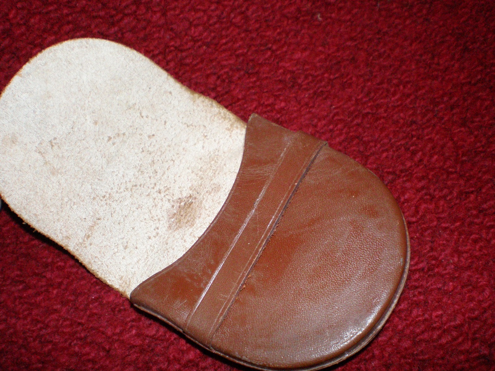 Vintage Rollei Leather Lens Case Mid-Century Germany