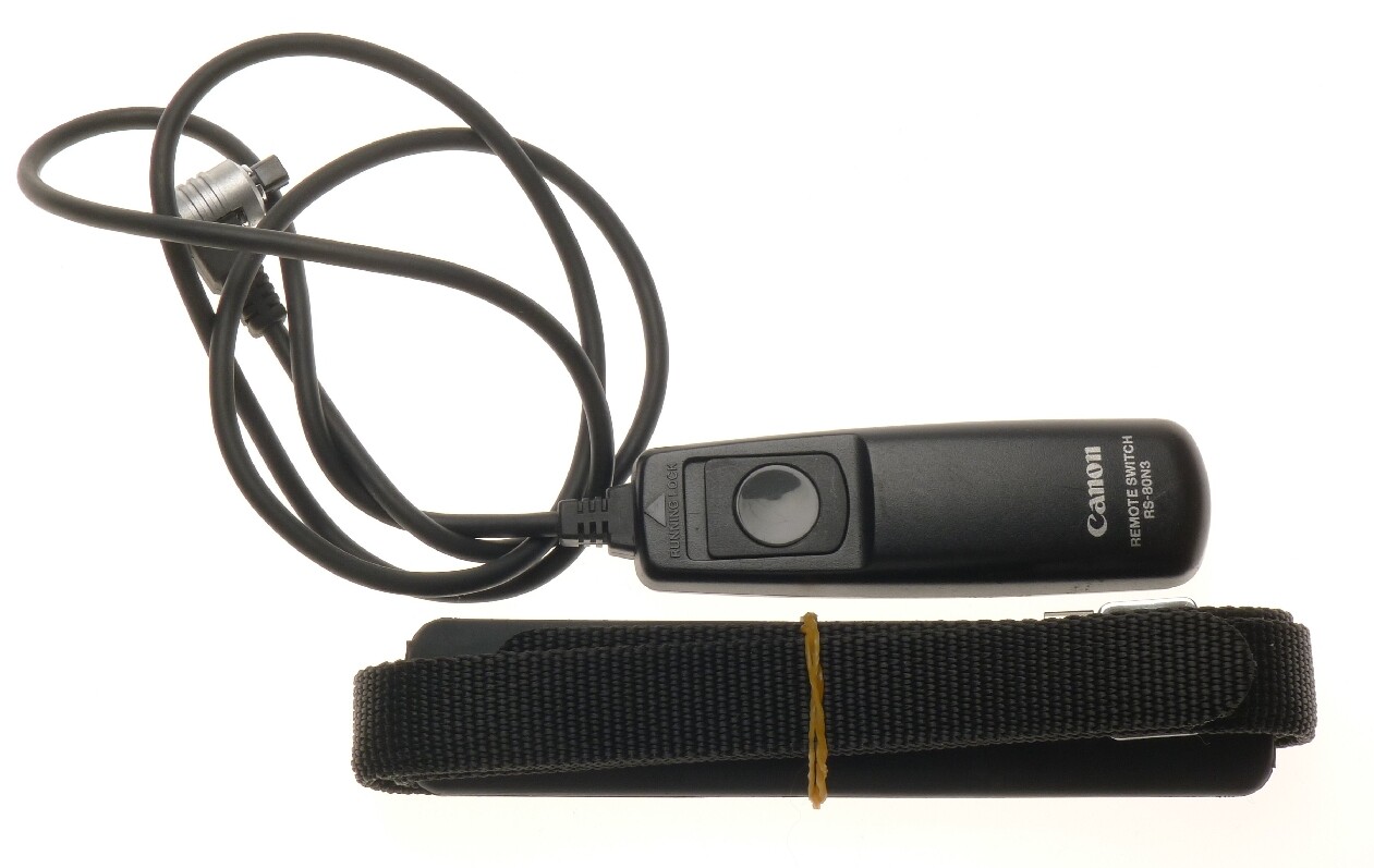 Canon eos camera strap remote switch rs-80n3 shutter release