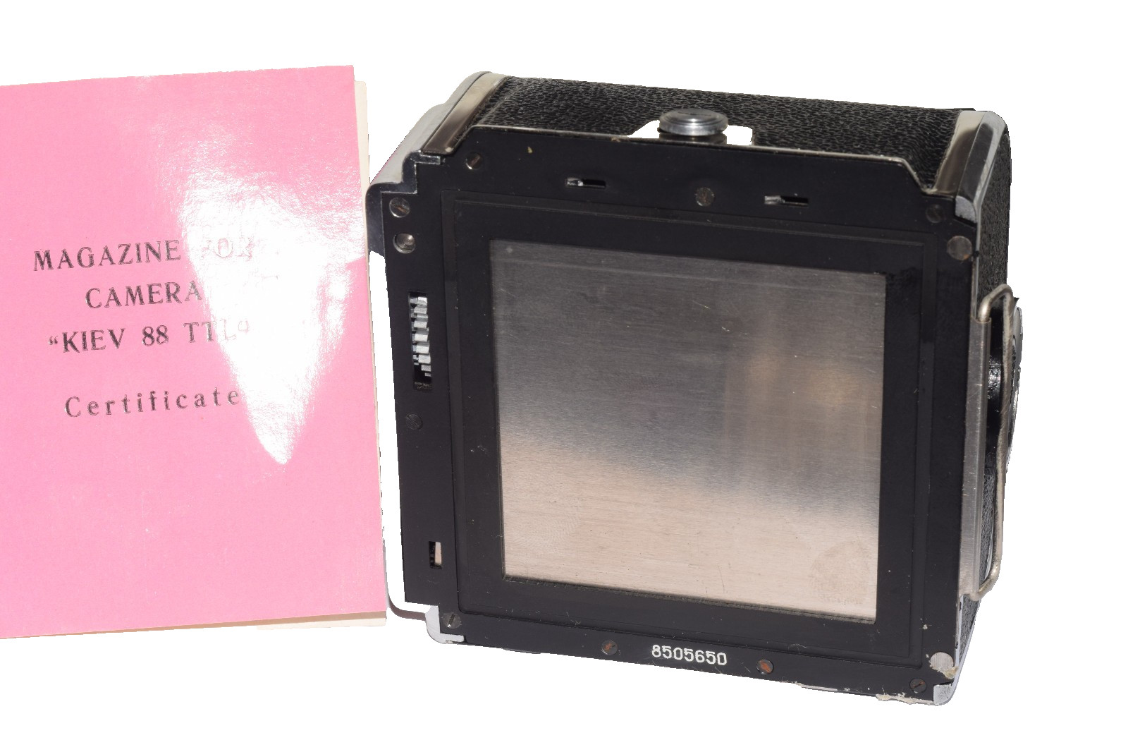 Film Back Magazine 6×6 for KIEV 88 CM Medium Format 120 Roll Mint Box Manual