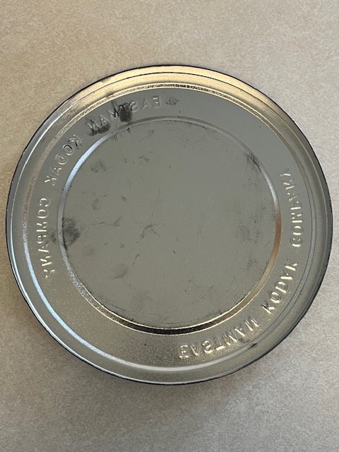 Vintage Eastman Kodak 16mm Film Reel Can from BBC news 7″